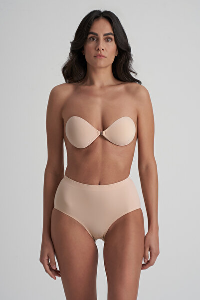 Getzone Bridge Bra - Askısız Dikişsiz Gözükmeyen Yapışkanlı Sütyen