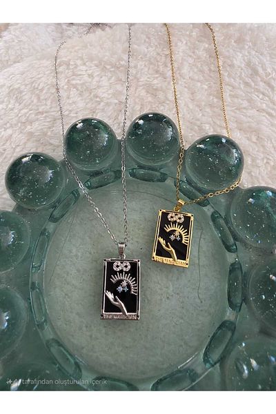 stainless steell The Magician Tarot Necklace