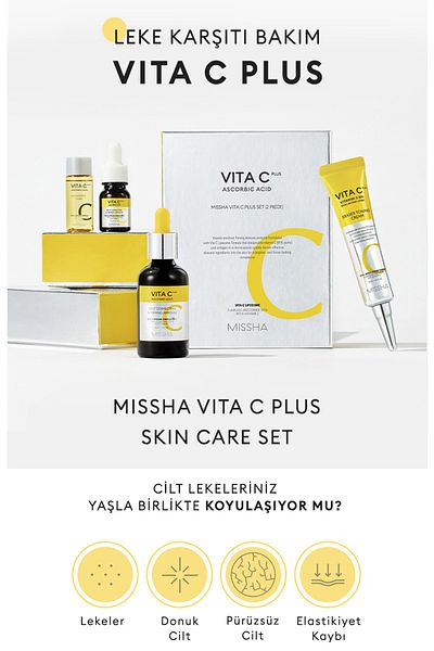 Missha Anti-Blemish and Anti-Aging Care Set with Vitamin C Content Vita C Plus Set