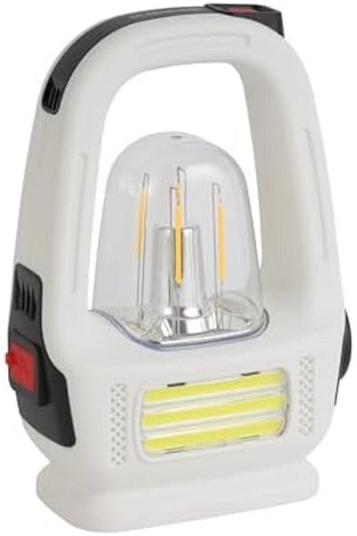 Olsenmark Rechargeable Led Tungsten Light | Solar, 4-hr Use, Cob Tech, Portable & Indoor/outdoor Use
