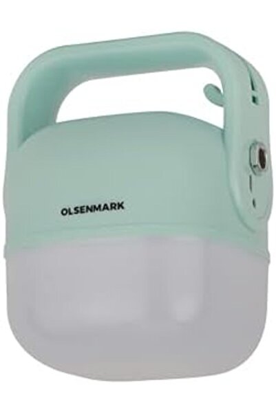 Olsenmark Rechargeable Led Lantern Blue White – 15hr Runtime 1w 30 Smd Leds Search Light For Home Outdoor
