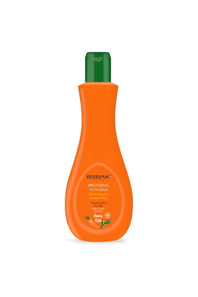 Bebak Bronzing Milk with Carrot Extract Providing Effective Tan 215 ml