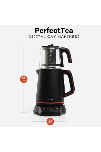 Dexart Perfect Tea Digital Tea Machine Black Steel