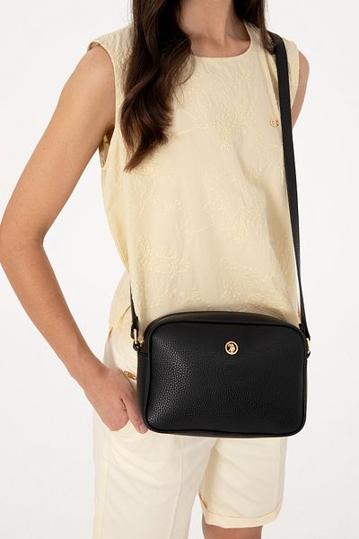U.S. Polo Assn. Women's Black Crossbody Bag 50311449-Vr046
