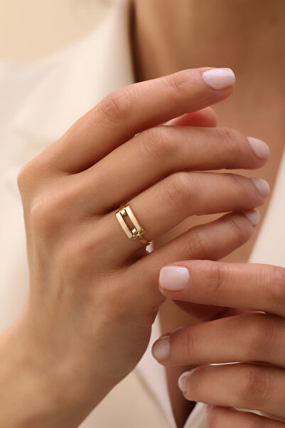 YAVUZ KUYUMCULUK 14 Ayar Altın Kaburga Yüzük