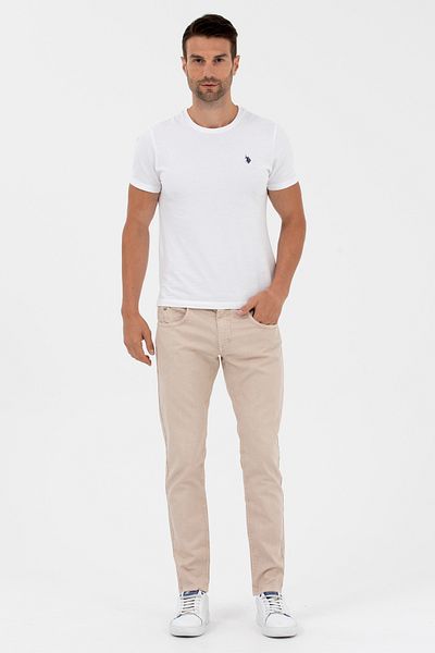 U.S. Polo Assn. Βάση. Polo Ανδρικό παντελόνι Chinos Slim Fit G081sz078.000.1576591 Sergion 049 Stone