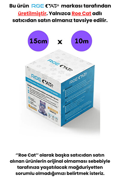Kedi Eğitim Bandı, Mobilyalar Için Tırmalamaya Karşı Önleyici, %100 Şeffaf, Non-toxic, 15cm X 10m