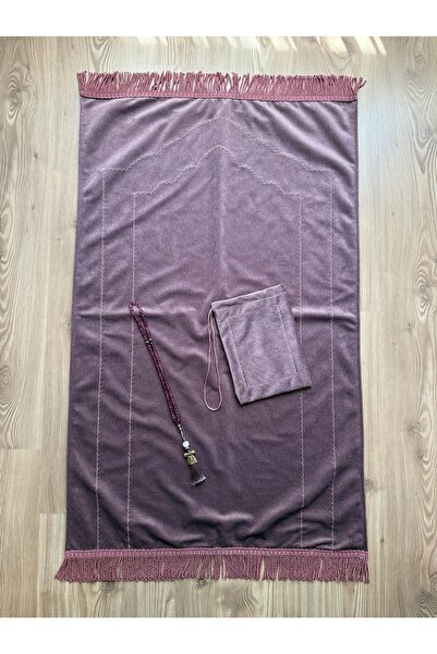 Seccadem Kadife Seccade Pamuk Ipekli, Çeyizlik Seccade, Bohça Takımı, Çeyiz Seti