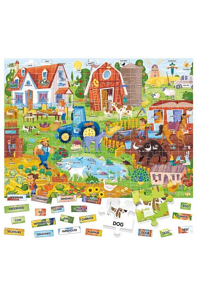 CARIOCA Headu Easy Englısh 100 Words Farm (4-8 سنوات)