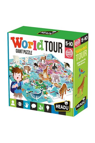 CARIOCA أحجية الصور المقطوعة العملاقة 26258 - جولة Headu World