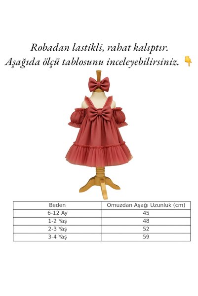 BİYA BABY girls' and baby tulle birthday special occasion dress tutu dress