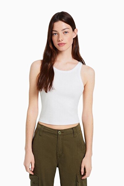 Tight Lady تي شيرت مضلع بلا أكمام