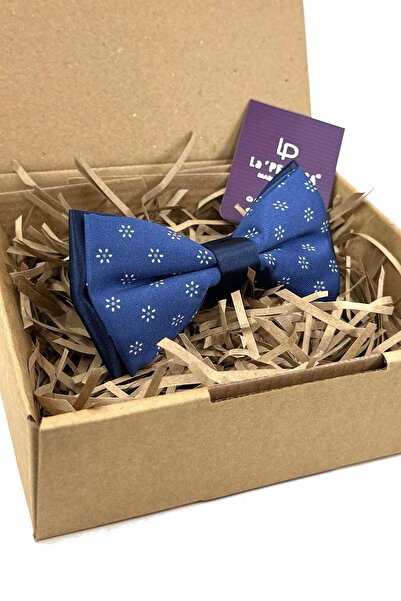 La Pescara Темно-синій квітковий візерунок Бабочка P1965