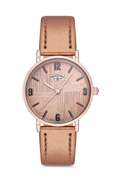 Aqua Di Polo 1987 Apsv1-a5793-kd666 Deri Kadın Kol Saati