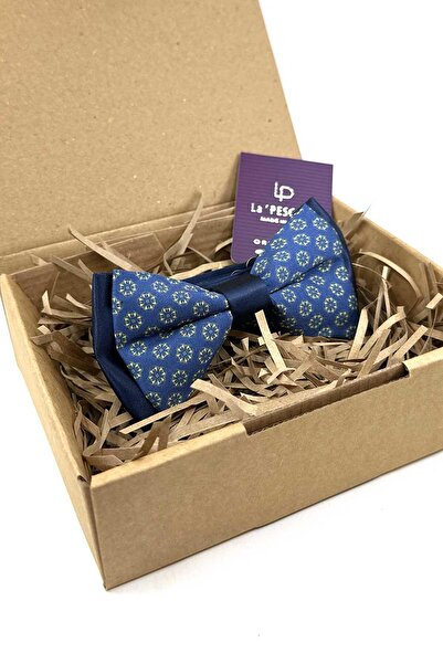 La Pescara Блакитна краватка з візерунком P1975