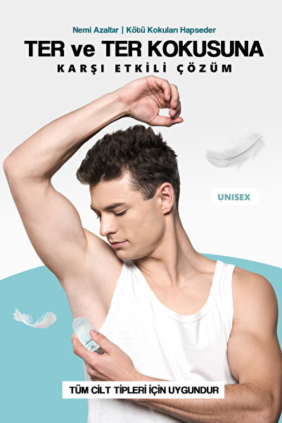 Viejo Koltuk Altı, El, Ayak Terleme Antiperspirant Beyazlatıcı Etkili Unisex Roll-on 50 ml