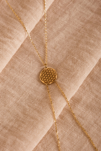 Safir Kuyumculuk Altın Yaşam Çiçeği Şahmeran Bileklik