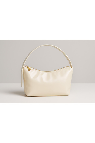 ROYAL LADYS Geantă din piele lacuită – Cataramă aurie, curea reglabilă, căptu...