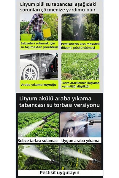 okaoda En güçlü 60bar kömürsüz Su torbasıyla ağaç ilaçlama, oto araba klima halı yüksek basınç makinesi