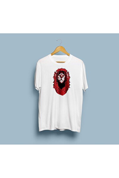 Generic Brand Μπλουζάκι Unisex oversized Red Lion GS Design