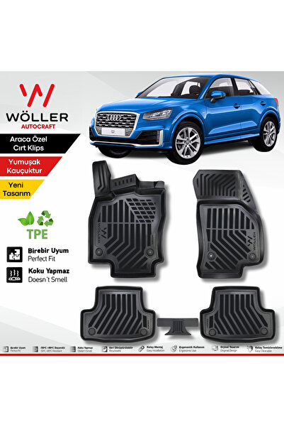 wöller Audi Q2 Paspas 2015 2025 Arası 3d Havuzlu Paspas
