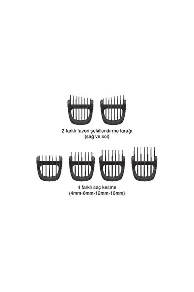 Fakir Exetrim Saç Ve Sakal Kesme Makinesi (SİYAH RENK)