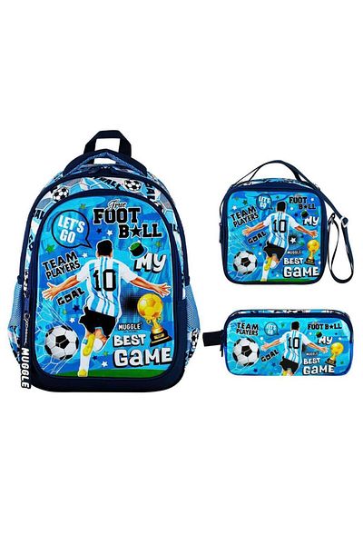 MUGGLE 9112 Best Game Collection - Primary School, Nutrition and Pencil Bag
