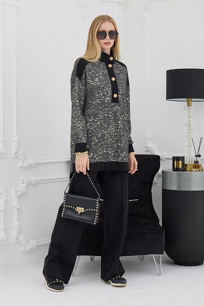 Moodbasic Mb21.280 Tricotaj Imprimat Folie Tunica