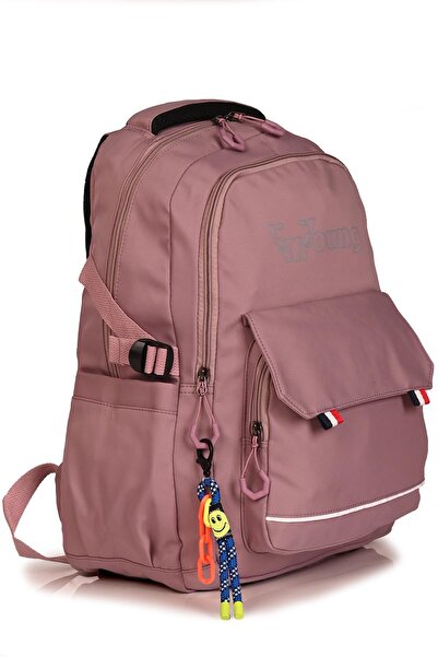 ÇÇS Young 51585 - Large Volume Pink School Backpack Anti-Sweat and Back Support