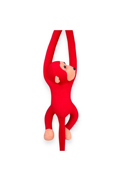 UgurToyss Red Plush Toy Monkey, Cute, Gift Monkey Toy 70 cm