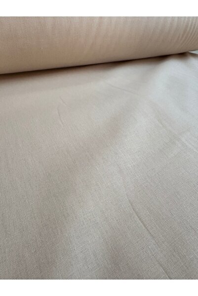 LinaByUgurr Beige 100% Cotton Duvet Cover Fabric 240 cm (1 Piece = 1 Meter)