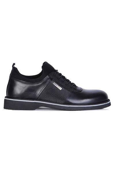 Pierre Cardin 63603 Exclusive Ανδρικά Αθλητικά Δερμάτινα Παπούτσια Μαύρα
