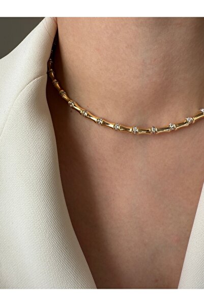 LUSORA ACCESORY Serenay Model Gold Color Necklace Chain – Leyla Vukat Design Necklace"