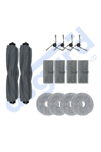 Asgard Grup Dreame X40 Master-X40 Ultra-L40 Ultra Compatible 2 Main Brushes 4 Side Brushes 4 Filters 4 Mops