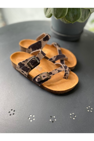 Land of Cork Papuci de damă din piele de căprioară, cu talpă din plută naturală anatomică