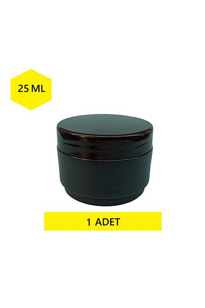demethome علبة مستحضرات تجميل صغيرة فارغة سعة 25 مل، برطمان كريم بلاستيكي سعة 25 سم مكعب، مع خيار 1-250 قطعة