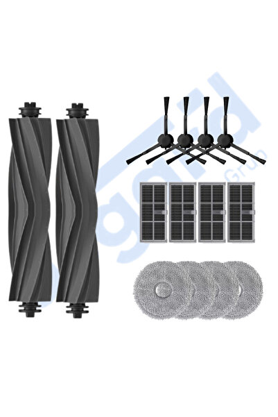 Asgard Grup DREAME X30PRO-L10S PRO ULTRA-X30 ULTRA COMPATIBIL 2 perii principale 4 perii laterale 4 filtre 4 mopuri