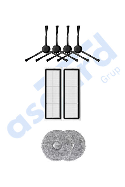 Asgard Grup DREAME L20 ULTRA UYUMLU 4 perii laterale 2 filtre 2 mopuri