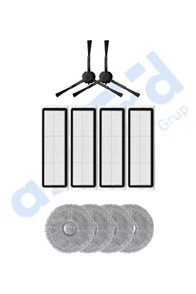 Asgard Grup DREAME L20 ULTRA UYUMLU 2 perii laterale 4 filtre 4 mopuri