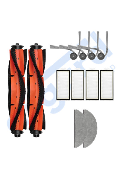 Asgard Grup Compatibil cu ROBOROCK S8 PRO/S8 PRO+ 2 perii principale 4 perii ...