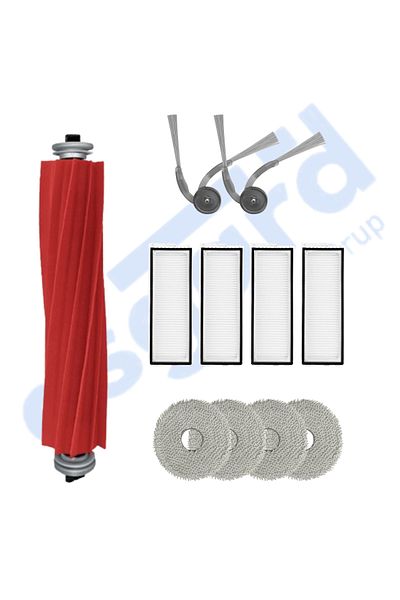 Asgard Grup Roborock Q Revo L Compatible 1 Main Brush 2 Side Brushes 4 Filters 4 Mops