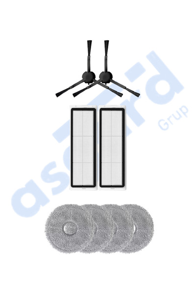 Asgard Grup DREAME L20 ULTRA UYUMLU 2 perii laterale 2 filtre 4 mopuri