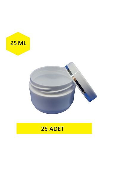 demethome 25 Ml Mini Empty Pomade-cream-cosmetic Box 25 cc Πλαστικό βάζο κρέμας με 1-250 τεμάχια επιλογής