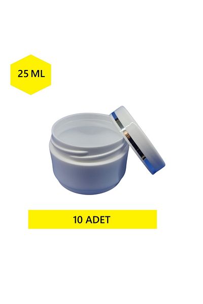 demethome 25 Ml Mini Empty Pomade-cream-cosmetic Box 25 cc Πλαστικό βάζο κρέμας με 1-250 τεμάχια επιλογής