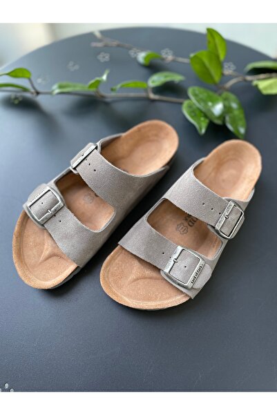 Land of Cork Albus Natural Cork Sole Genuine Leather Slippers