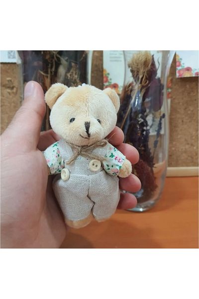 Şirin 2 Mini Teddy Bear Keychains – Cute Plush Single Keychain