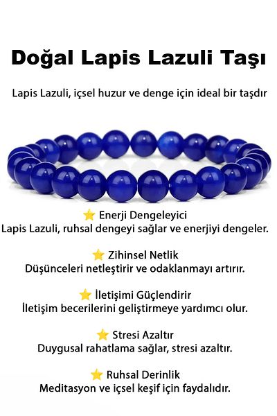 hmgtaş Lapis Lazuli Bracelet