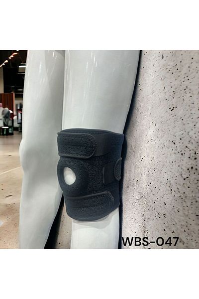 Generic Rayek Neoprene Compression Knee Strap - Black - WBS-047