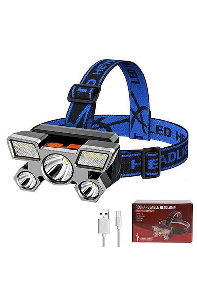 ESMARTER Xy501 Powerful Rechargeable Head Flashlight For Fishing Led Headlamp Nitecore Camping Headlights Hun