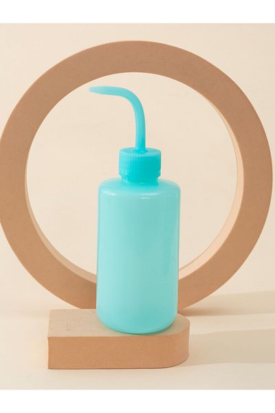 Choice Blue 1pc Eyelash Cleaning Bottle,elbow Cleaning Bottle Water Squeeze Dropper Plastic Squeeze Bottles